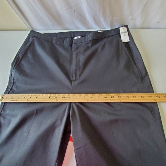 Gap High Rise Slim Crop Pants Size 16 Tall Black Academia Career NWT - Picture 10 of 15
